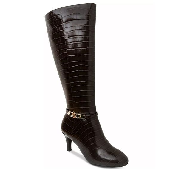 Karen Scott Croc Boots - Picture 2 of 9